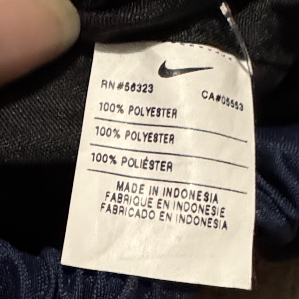 NWT Nike “String” Backpack-Black/Blue-Nylon Lightweight-Unisex - Picture 10 of 10